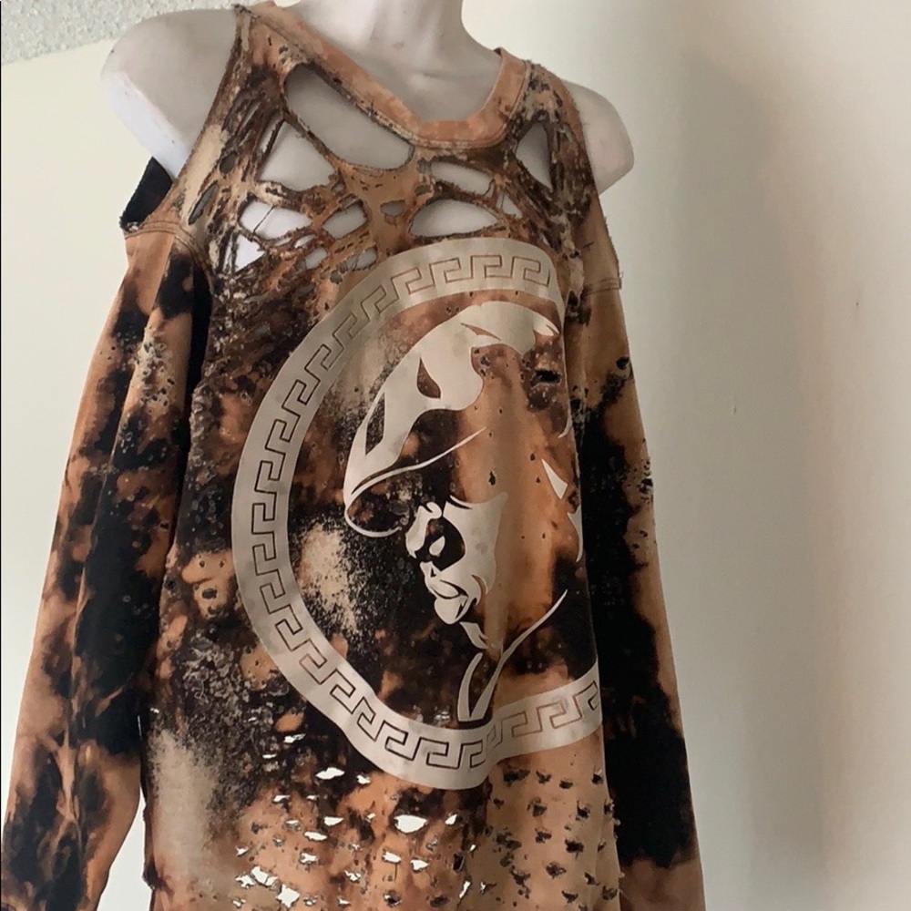 Notorious B.I.G  sweater acid washed